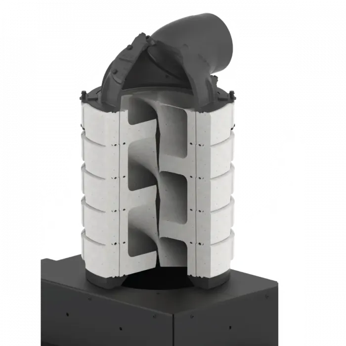 Hoxter Kaminofen Querschnitt