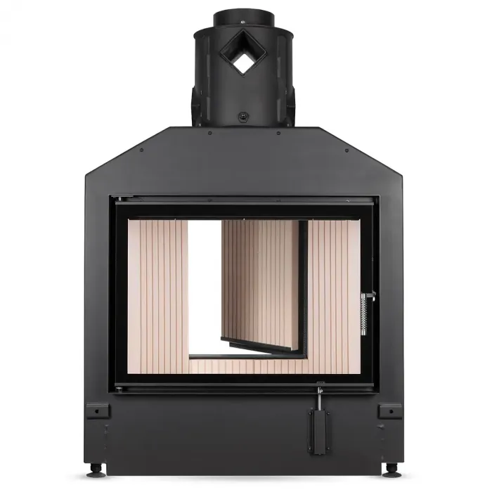 Hoxter Kaminofen Blick auf Kamineinsatz